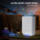 AromaRoom True HEPA H14 Air Purifier for Large Room Up to 1800 Sq Ft, Air Purifiers for Home Bedroom with Air Quality Sensor, Filters Up to 99.99% of Pet Dander, Pollen, Allergens, Dust, Odors